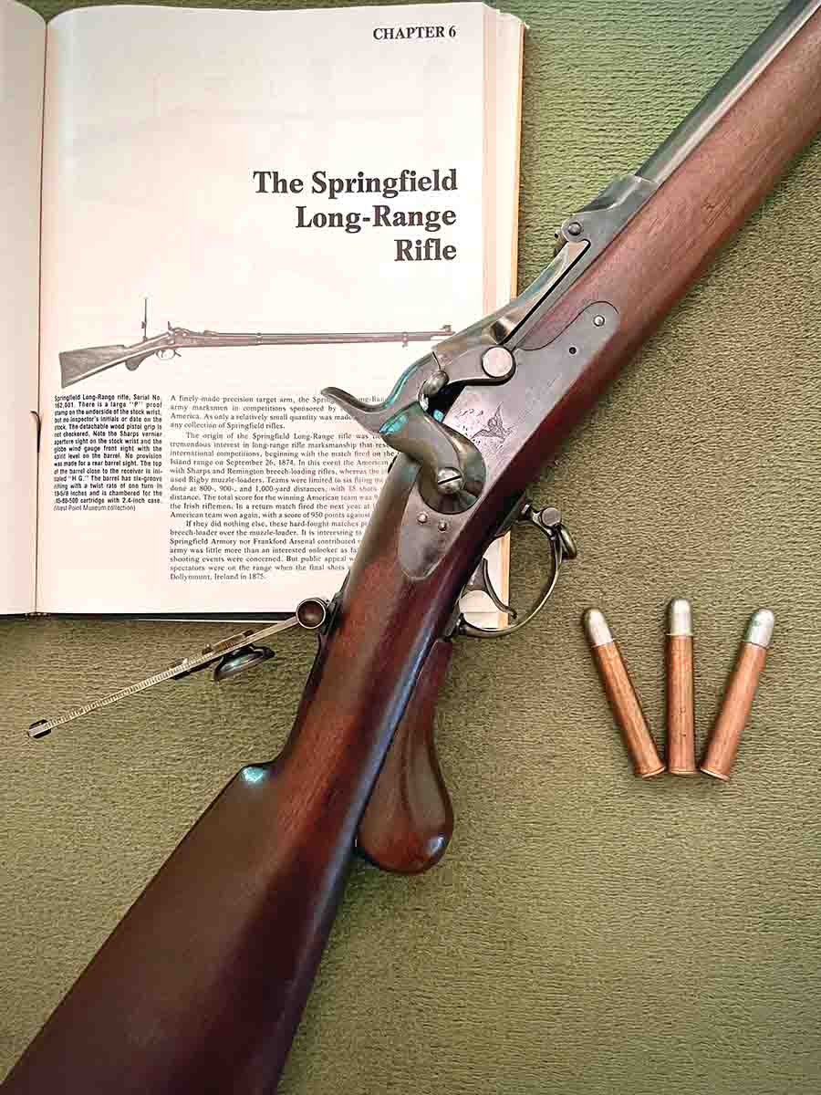 The Springfield .45-80-2.4 Long-Range rifle.